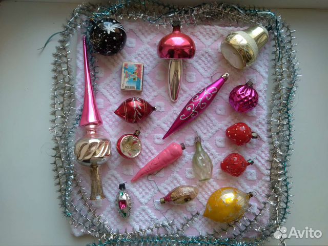 Елочные игрушки СССР (цена за все)