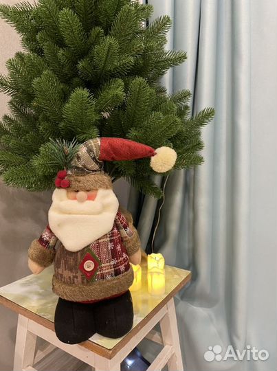 Новогодние игрушки рождественские куклы Дед Мороз