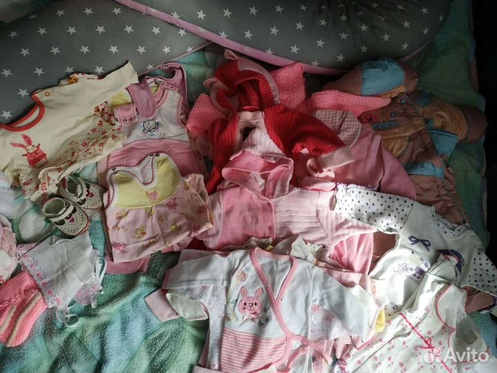 Детские вещи пакетом от 0 до года