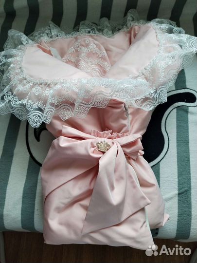 Конверт на выписку для девочки лето - осень