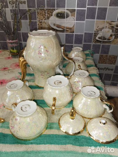 Винтажеыйсервиз чайныйСловакия