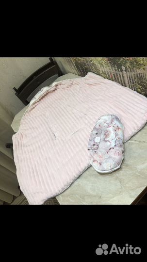 Детский зимний конверт одеяло и комбинезон