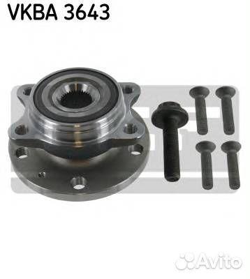 Ступица к-кт передн. VAG A3 03/Octavia II 04/Yeti 09/Golf V-VII 03/Passat 05 Skf vkba3643