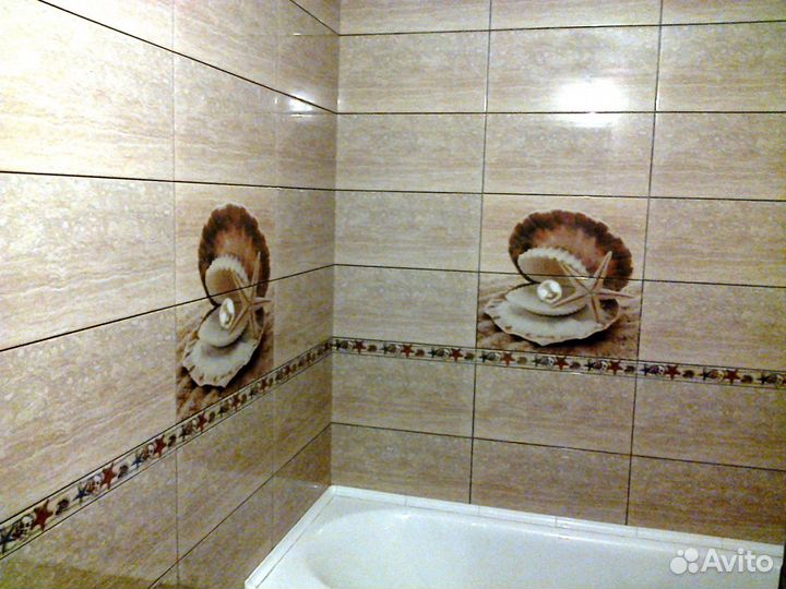 Укладка кафельной плитки (плиточник) Мозайка