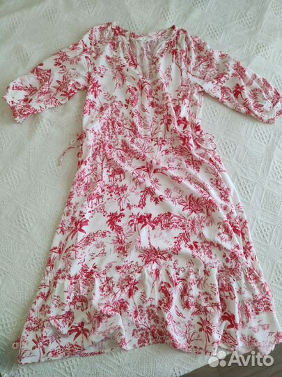 Платье hm 100% вискоза размер 42-44