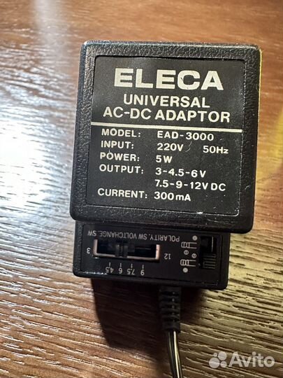 Адаптер AC/DC eleca ead-3003