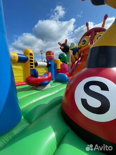 Детский надувной батут бу