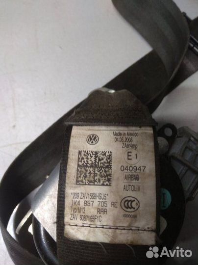 Ремень безопасности передний Volkswagen Jetta 5