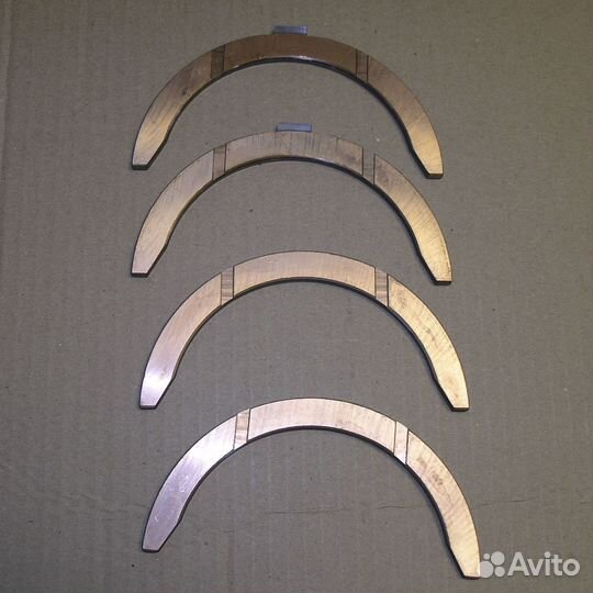 Полукольца коленвала опорные Р1 (к-т 4шт.) камаз