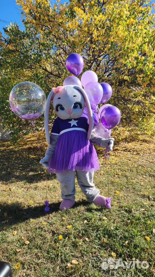 Поздравление от белого Мишки, Зайки, Ушастика