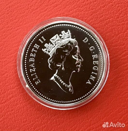 Канада 1 доллар 1993 г. Серебро