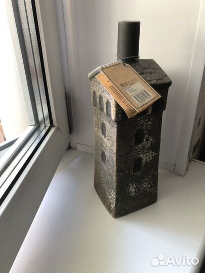 Глиняные бутылки для интерьера