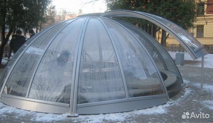 Зенитные фонари стеклянные