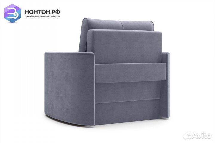 Кресло еврокнижка Колибри темно-серое