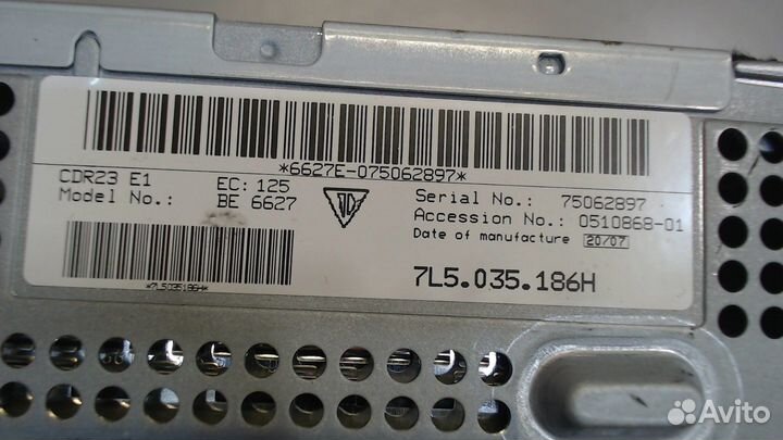 Магнитола Porsche Cayenne, 2008