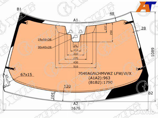 Стекло лобовое land rover discovery