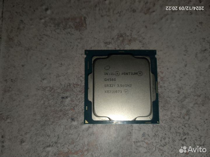 Процессор Pentium G4560 - Socket LGA 1151