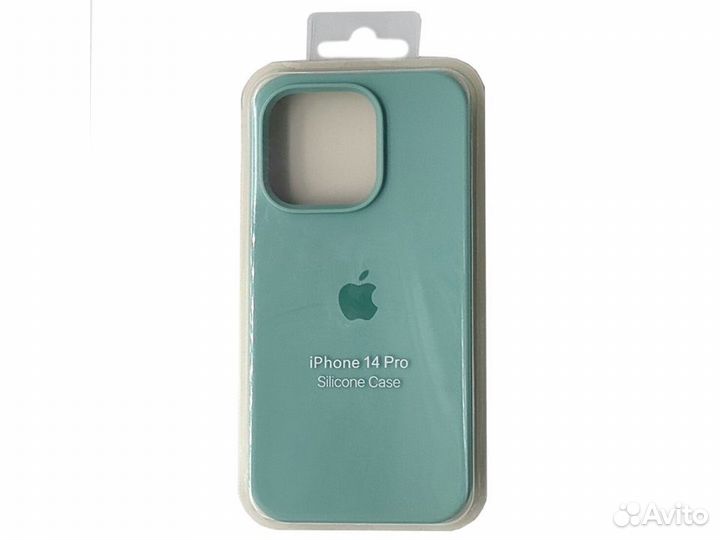 Чехол для Apple iPhone 14 Pro (бледно-бирюзовый)