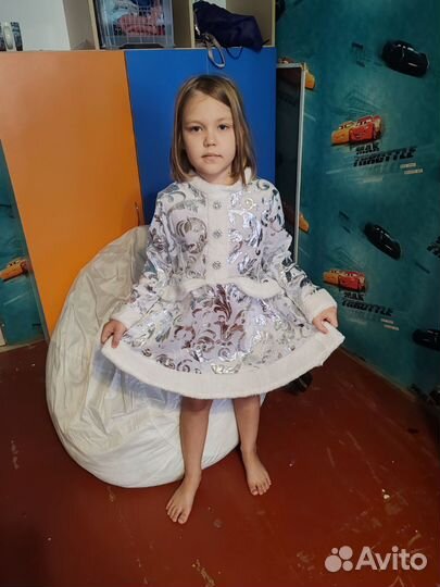 Костюм снегурочки детский 110