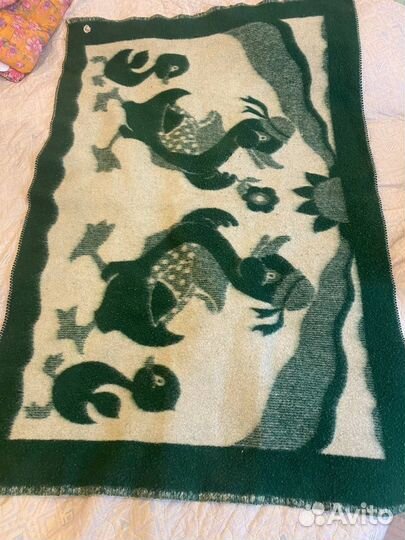 Одеяло ватное и шерстяное детское