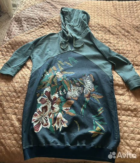 Джинсовая туника бохо