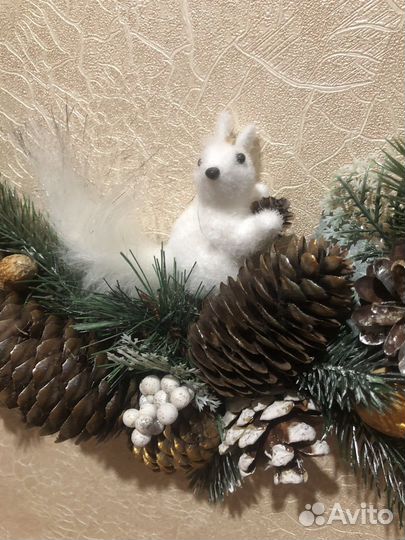 Новогодний Венок. Декор