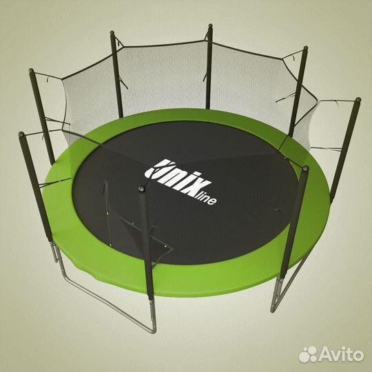 Батут unix line Simple 10 ft Green (inside)