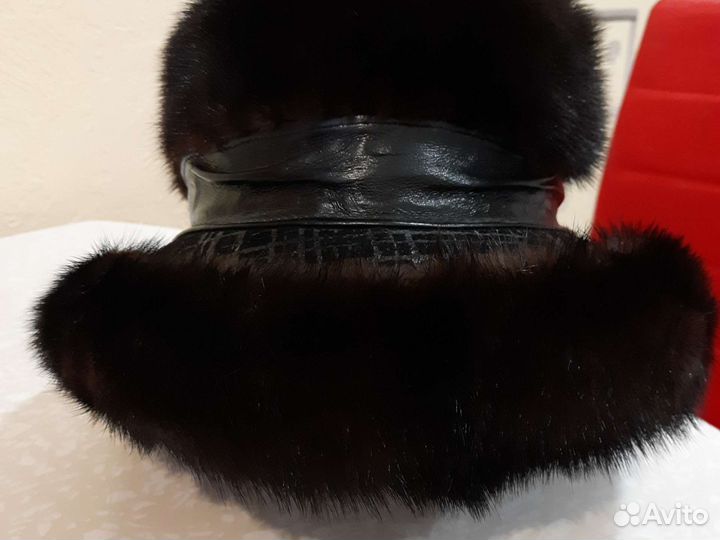 Шапка норковая женская бу