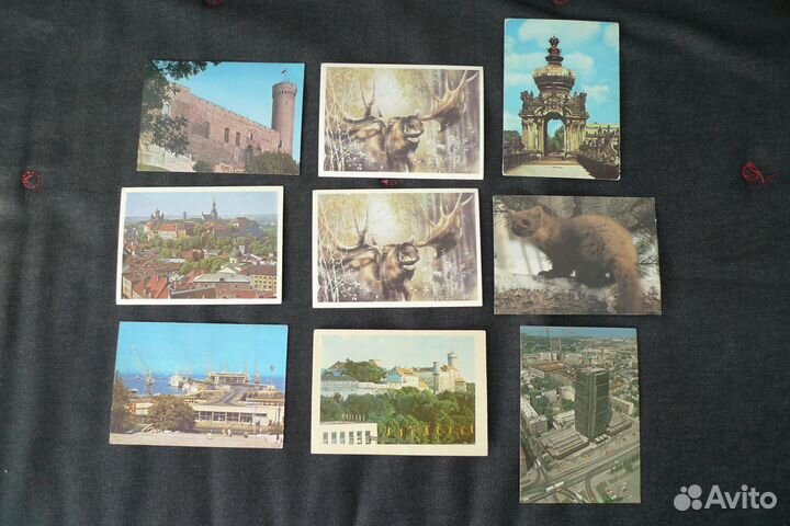 Подборка открыток 1979-1989 гг