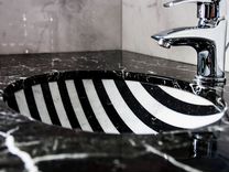 Столешница для ванной из мрамора