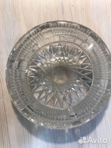 Пепельница хрусталь