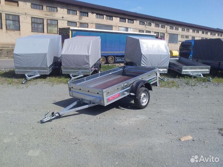 Прицеп Титан 2213-03 (2.2*1.3*0.3м) цинк