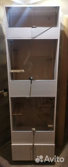 Дом витрина-шкаф для шиншилл, дегу, хомяка, белок