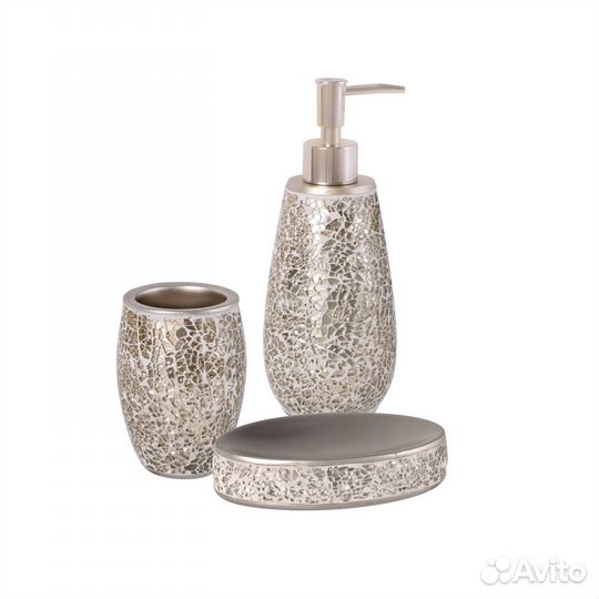 Ёршик для унитаза Deco цвет золотой