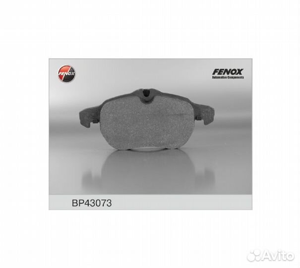 Колодки тормозные дисковые fenox BP43073