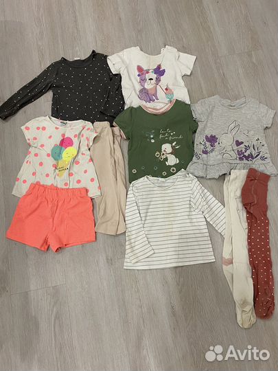 Вещи пакетом на девочку 2 года