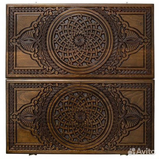 Нарды резные Гюмри 61 х 64 см бук Армения 62579