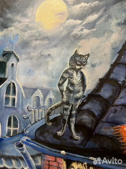Картина «Кёнигсбергские коты на крыше»