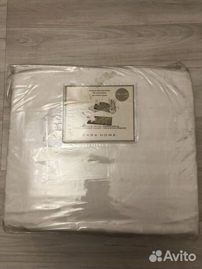 Наматрасник белье stripe satin zara home