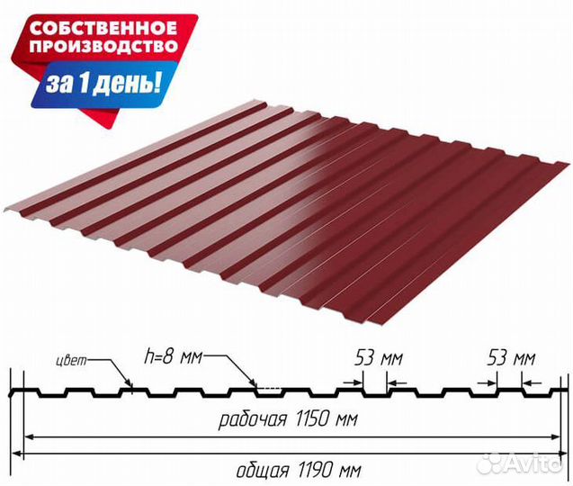 Профнастил профлист с8