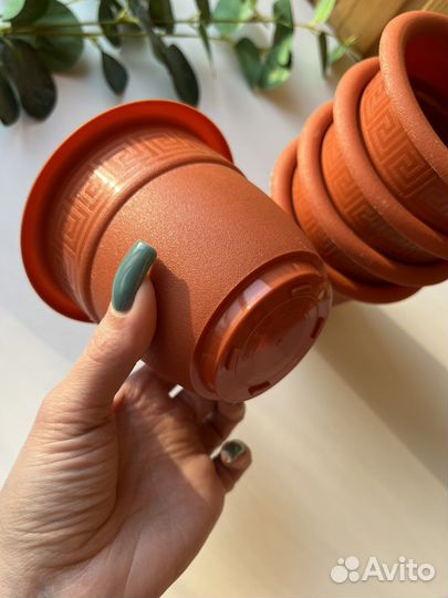 Горшки/кашпо для цветов новые пакетом