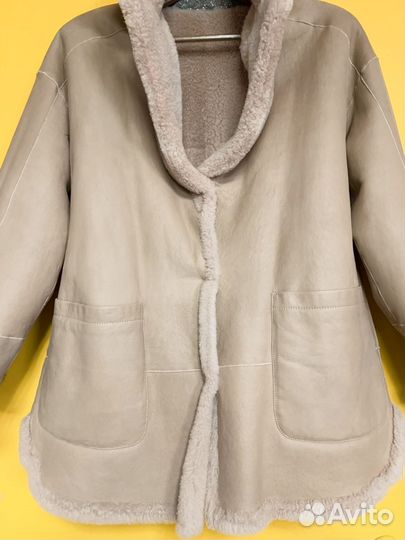 Дубленка Brunello Cucinelli 2-сторон. из овчины