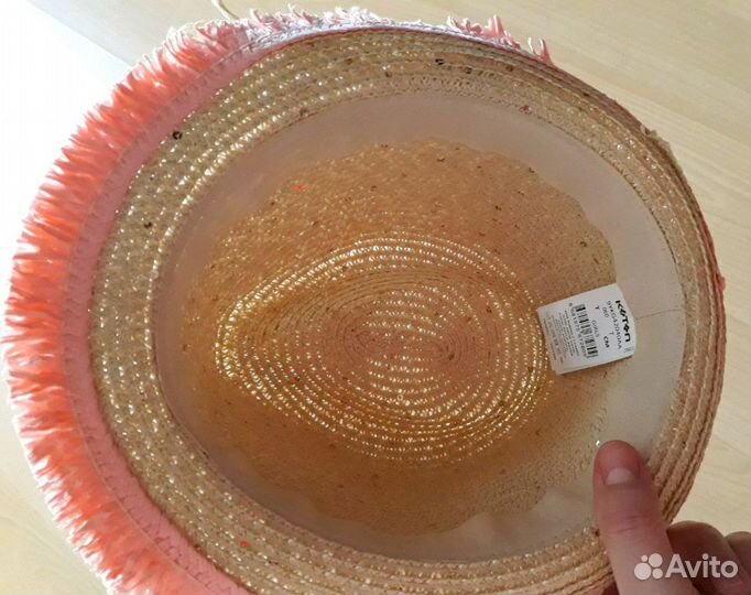 Шляпа пляжная на девочку