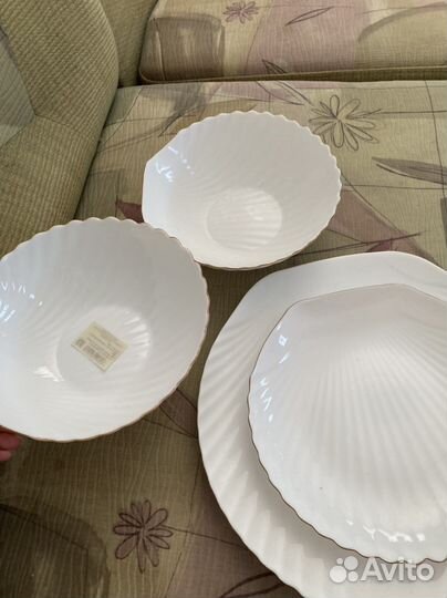 Блюда 4 шт декоративная посуда