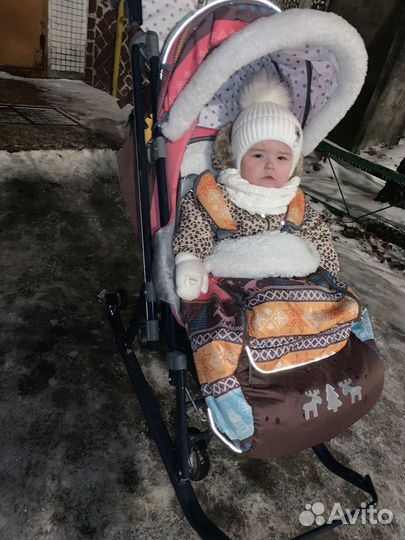 Коляска санки