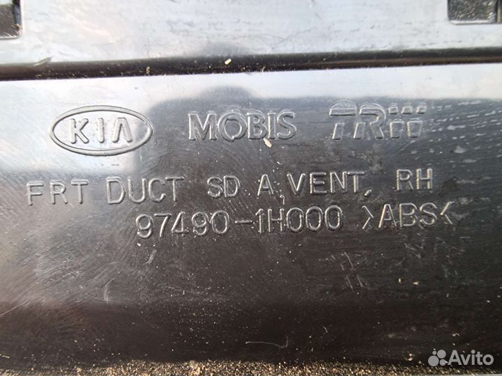 Дефлектор воздушный правый Kia Ceed