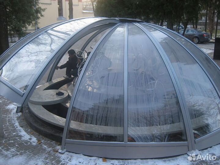 Стеклянные зенитные фонари