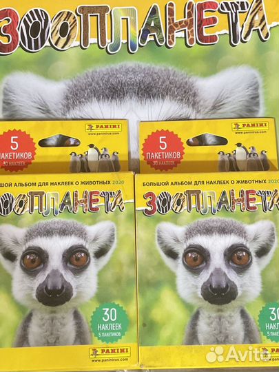 Наклейки Panini зоопланета 2020, журнал+ бокс