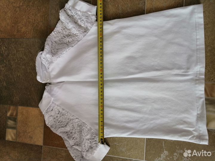 Блузки с коротким рукавом 128-134