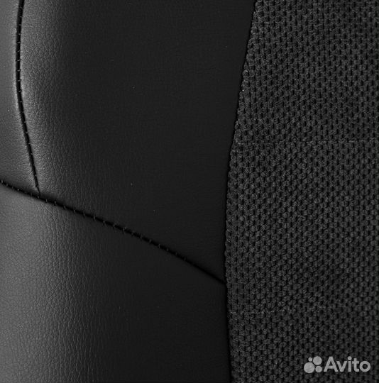 Чехлы Renault Kaptur Экокожа+велюр Автопилот